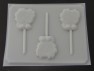 148sp Chubby Gal Betty Chocolate or Hard Candy Lollipop Mold